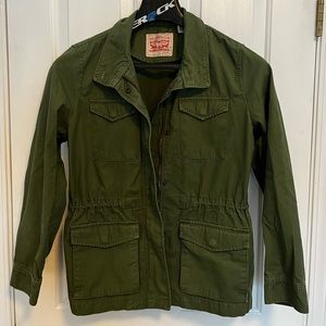 army green jacket / levi strauss & co. / size medium